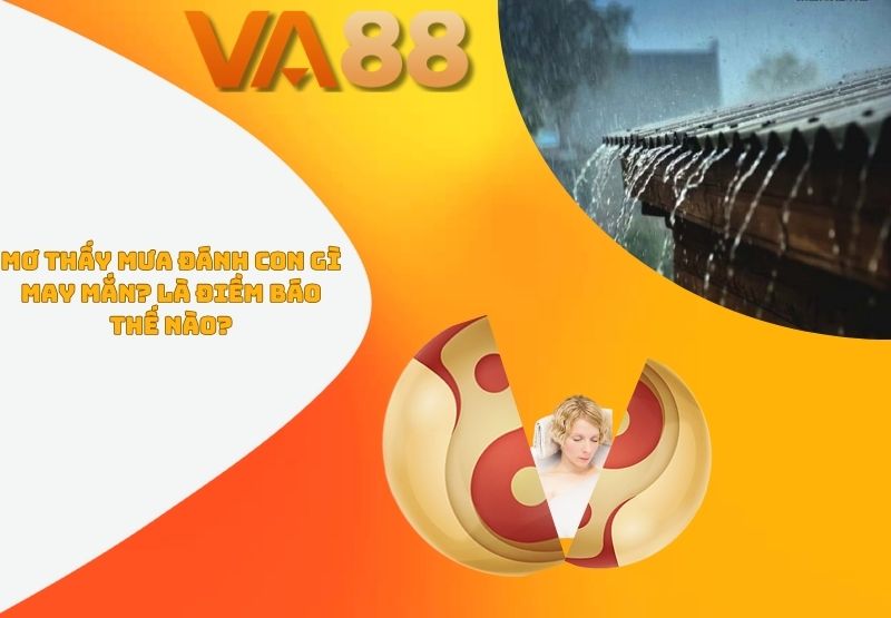 Mơ thấy mưa đánh con gì
