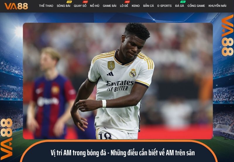 Vị trí AM trong bóng đá