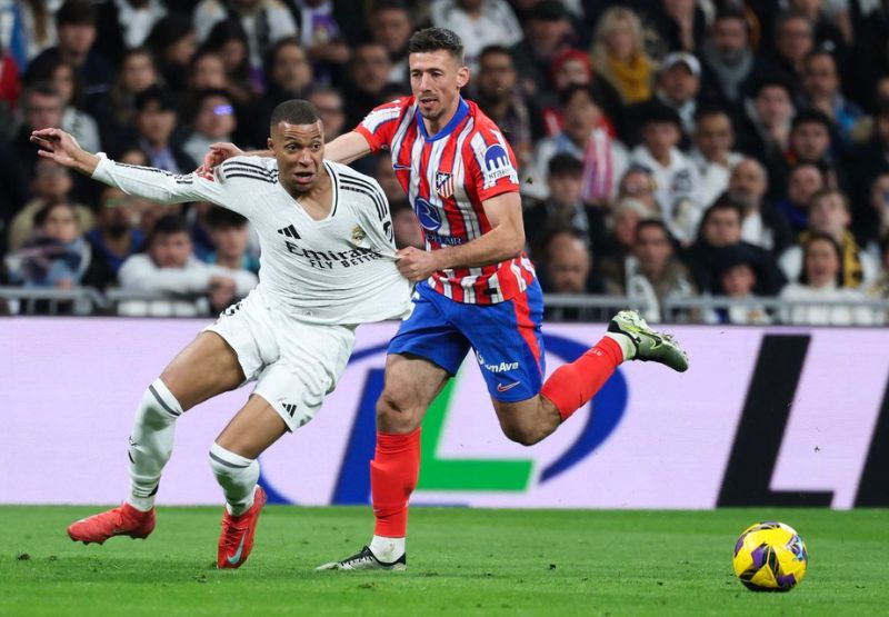 Trận đấu giữa 2 đội Atletico Madrid và Real Madrid