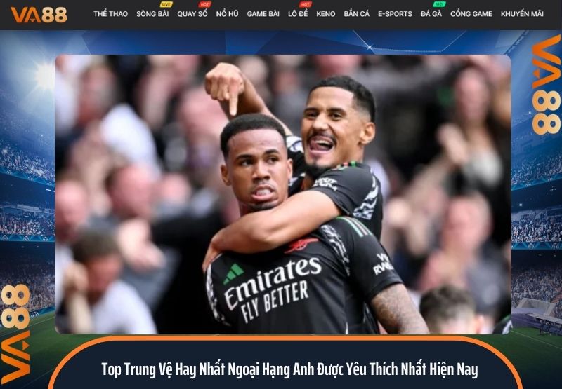 top trung vệ hay nhất Ngoại hạng Anh